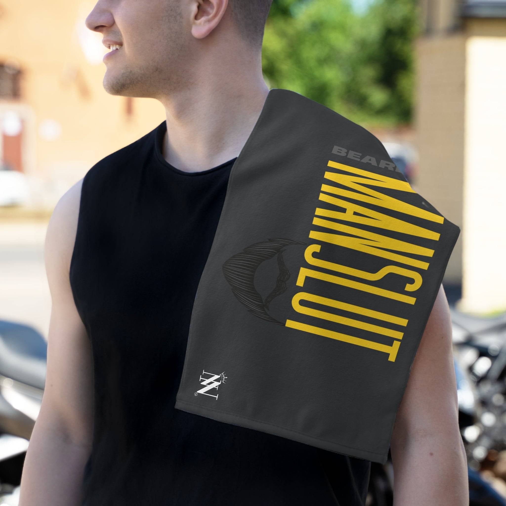 Bearded Man Slut | Mix & Match Soft Fun-Flirty Lovers’ Towels