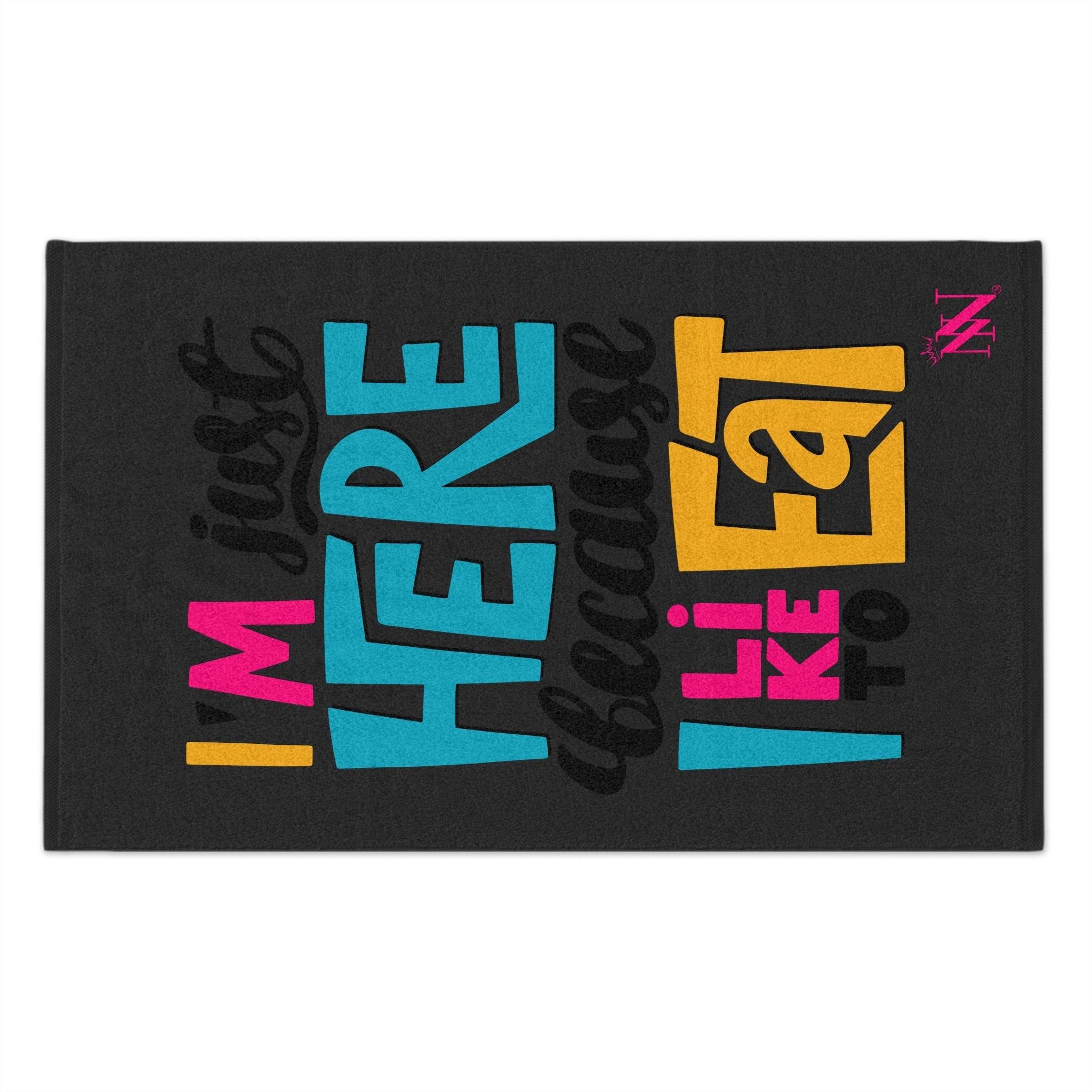 Because I Like to Eat Grey Mix & Match Soft Sex Towels | Flirty Lovers’ Gifts