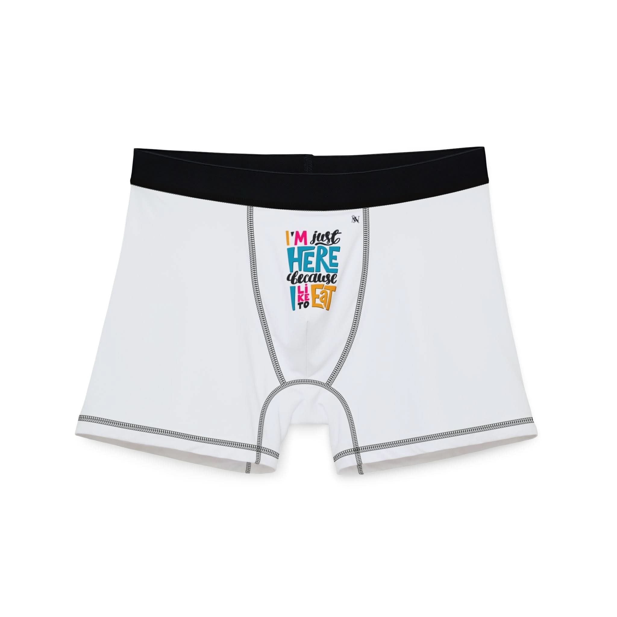 Because I Like to Eat | Mix and Match Fun-Flirty Lovers’ Boxer Briefs