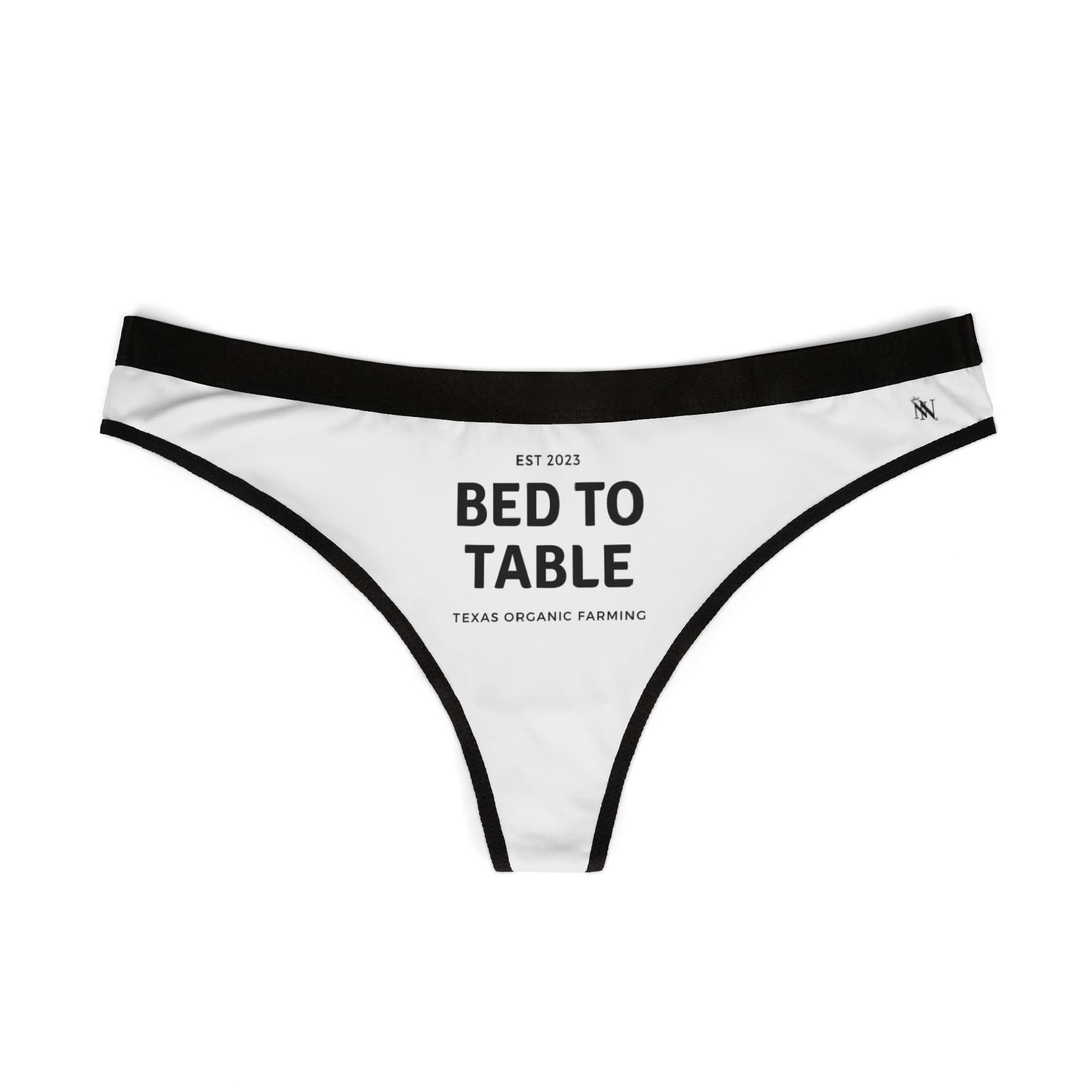 Bed To Table | Mix & Match Women’s Fun-Flirty Lovers’ Thongs