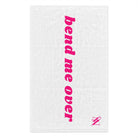 Bend Me Over White | Mix & Match Soft Fun-Flirty Lovers’ Towels