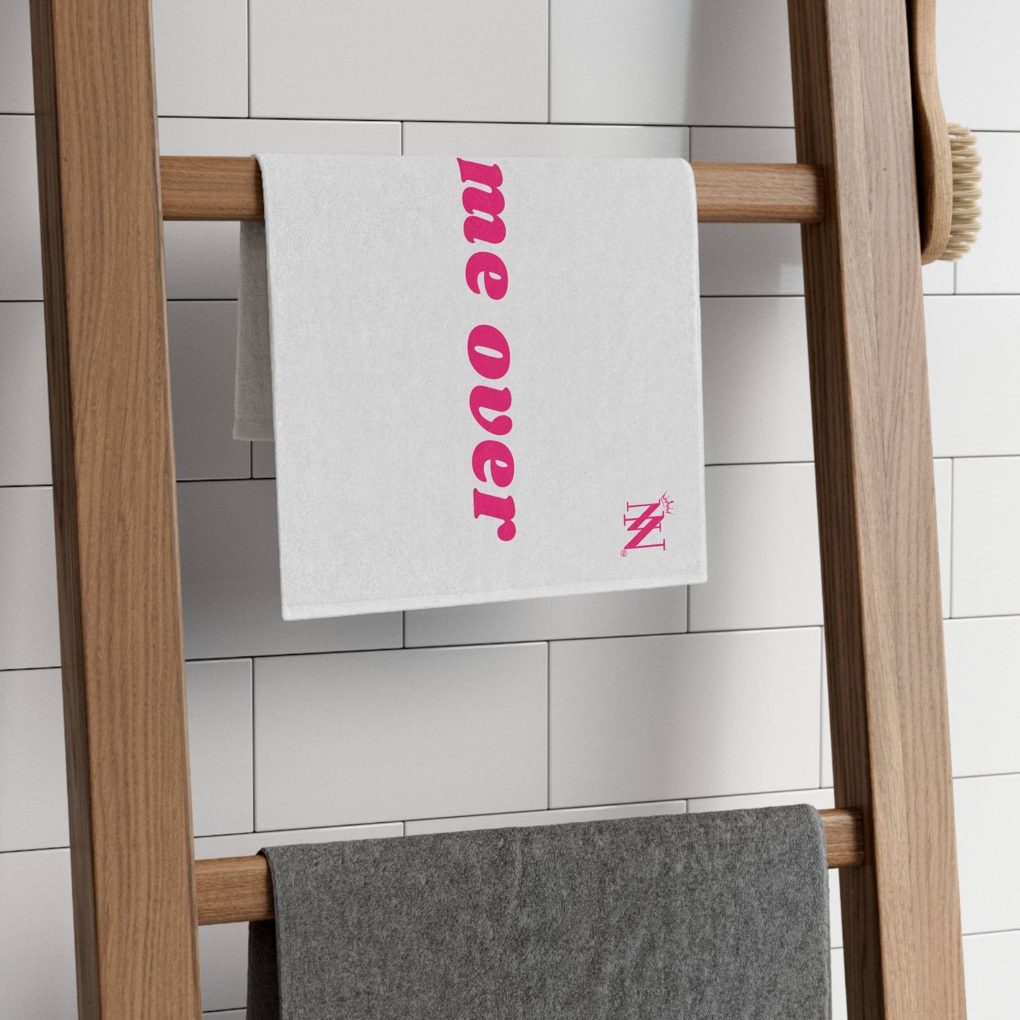 Bend Me Over White | Mix & Match Soft Fun-Flirty Lovers’ Towels