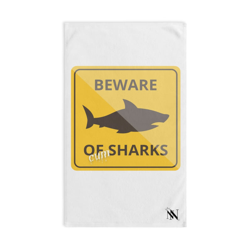 Beware of Cum Sharks | Mix & Match Original Fun-Flirty Lovers’ Towels