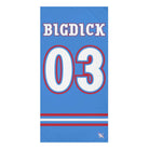 Big Dick Football Jersey | Mix & Match Naughty XL Fun-Flirty Lovers’ Towels