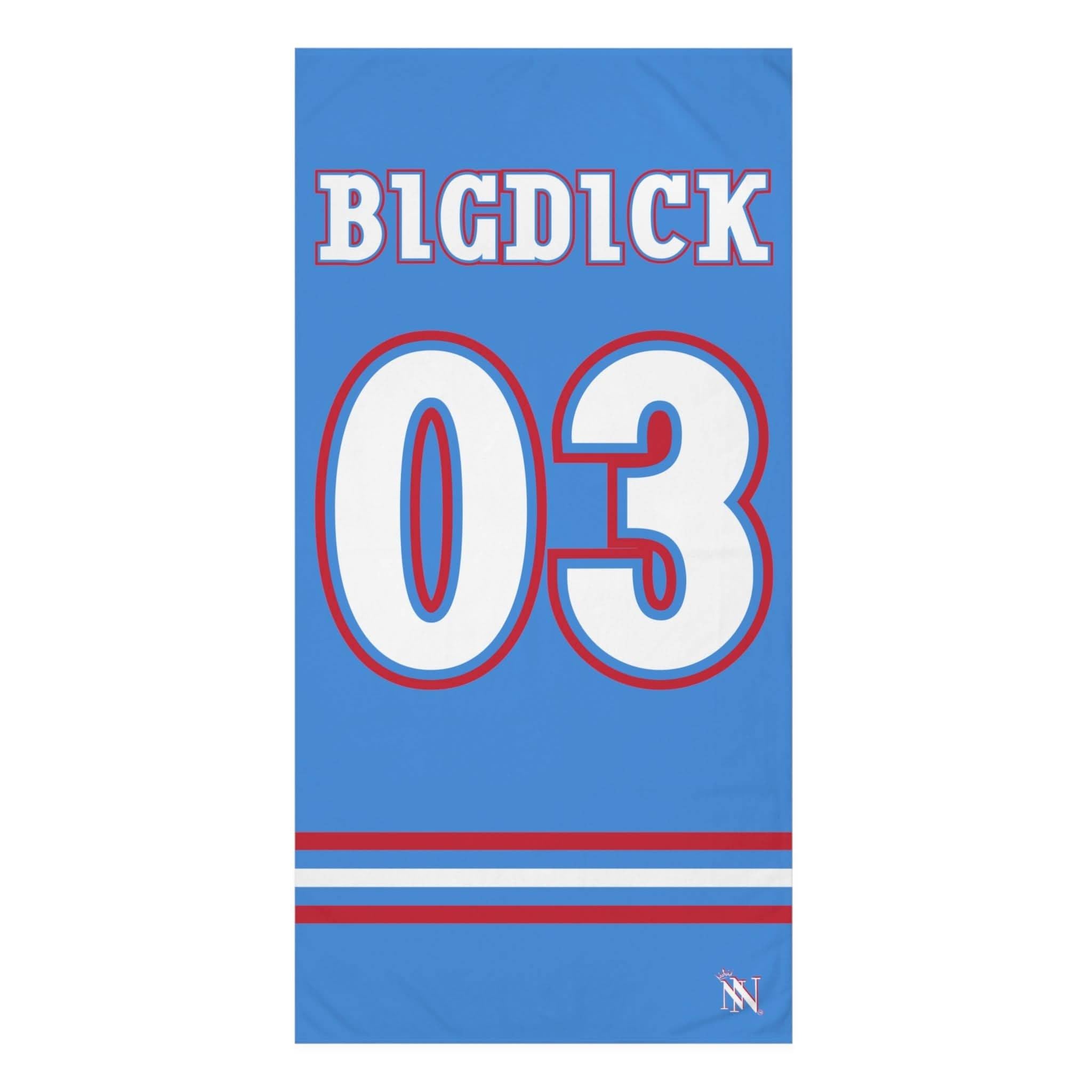 Big Dick Football Jersey | Mix & Match Naughty XL Fun-Flirty Lovers’ Towels