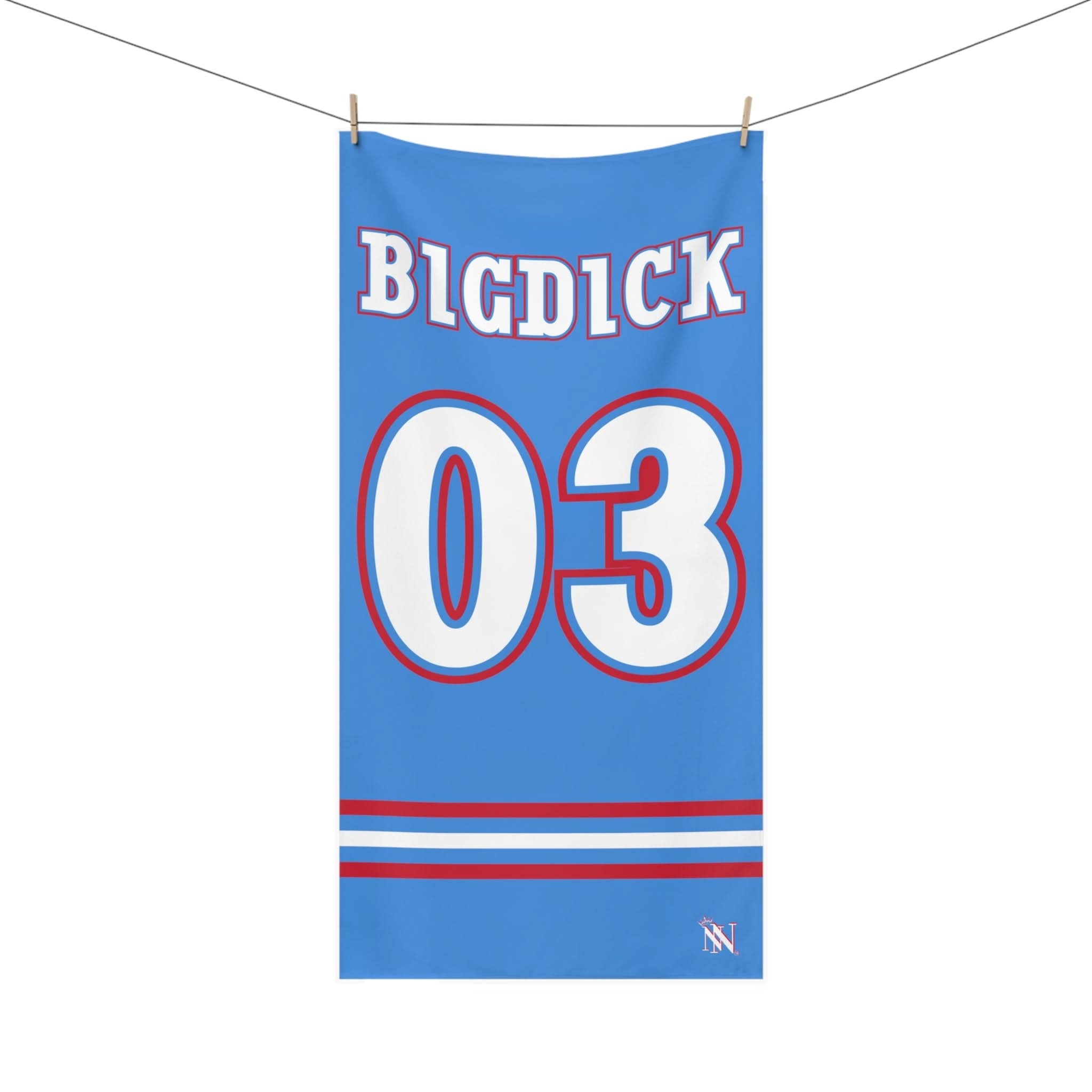Big Dick Football Jersey | Mix & Match Naughty XL Fun-Flirty Lovers’ Towels