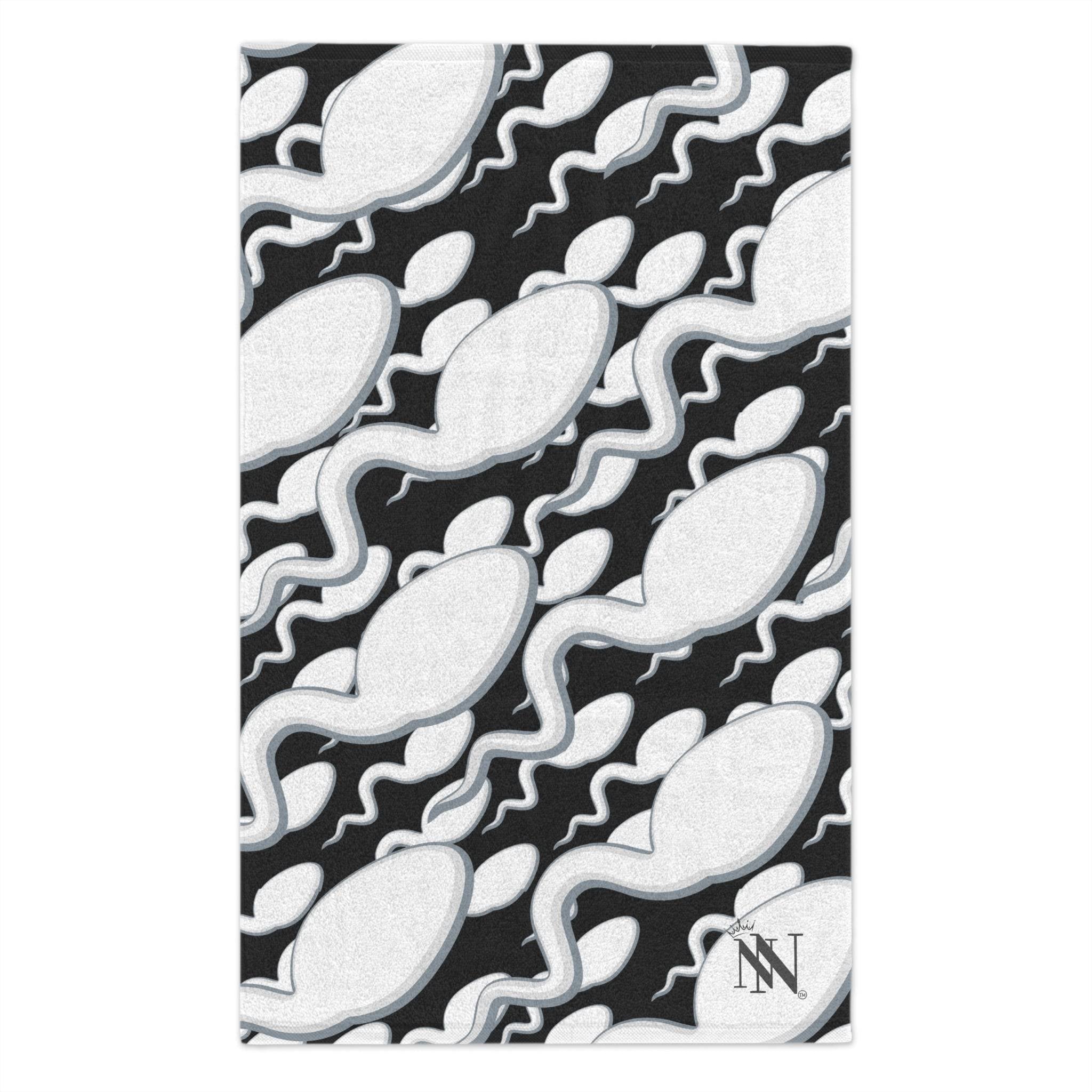 Big Swimmers Dark Grey Mix Match Soft Sex Towels | Flirty Lovers’ Gifts