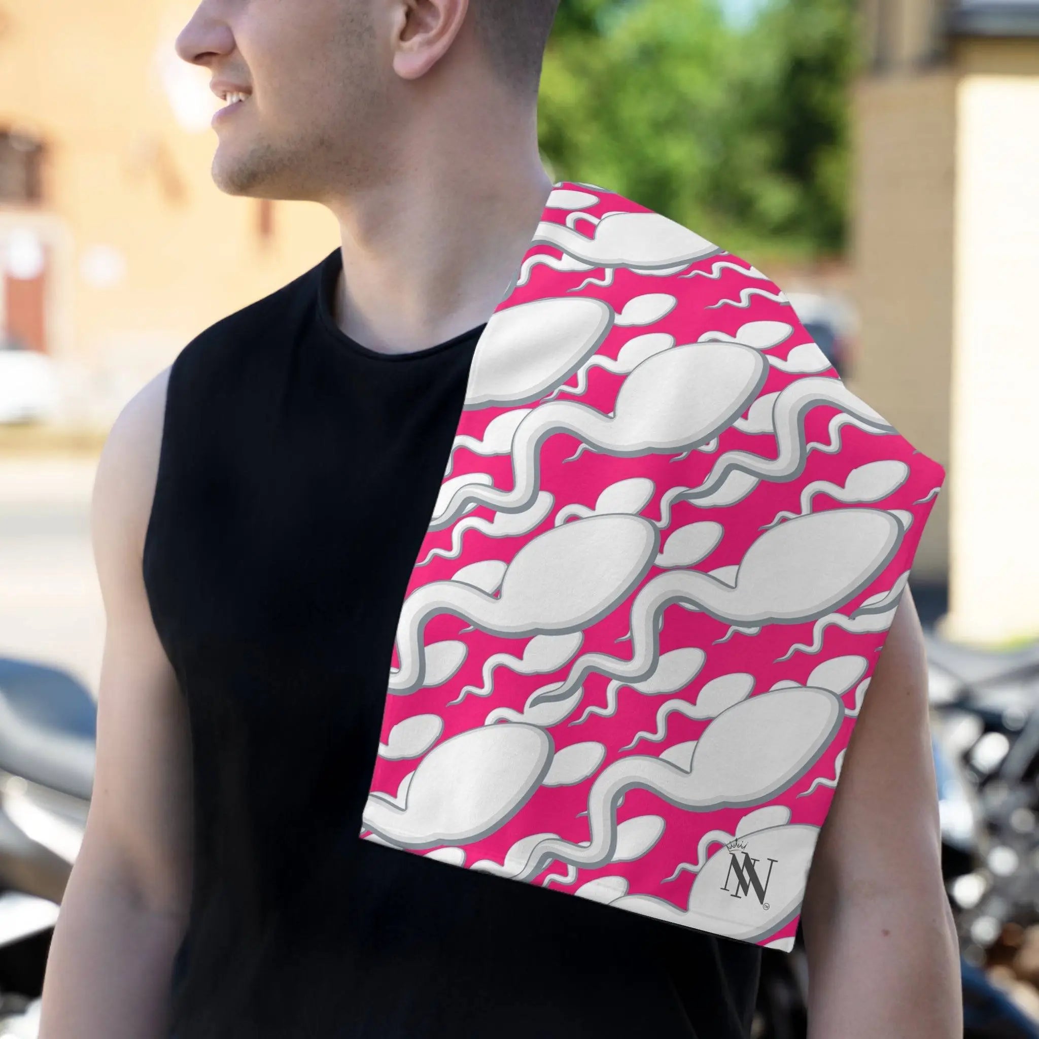 Big Swimmers Pink Mix Match Soft Sex Towels | Flirty Lovers’ Gifts