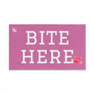 Bite Here Lips Kiss Light Pink | Mix & Match Original Fun-Flirty Lovers’ Towels
