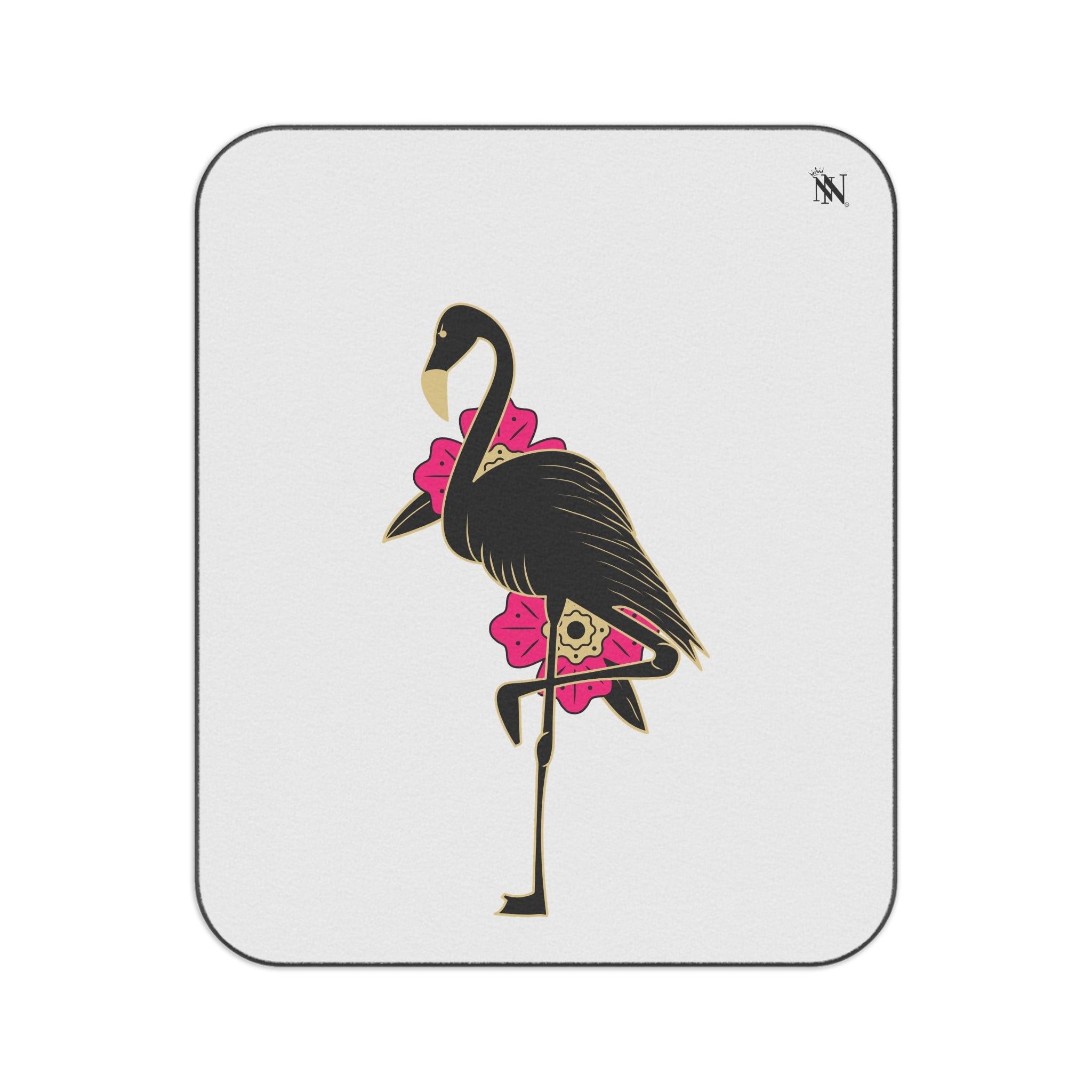 Black Flamingo | Mix Match Fun-Flirty Lovers’ Water-Resistant Blankets