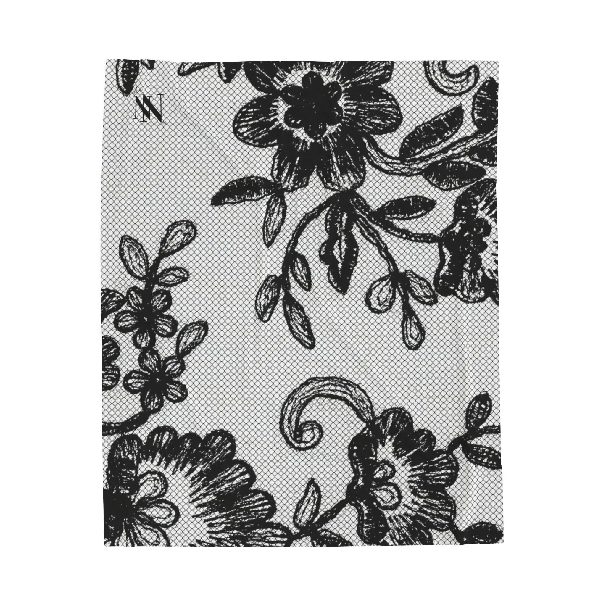 Black Lace Print | Mix & Match Fun-Flirty Lovers’ Blankets