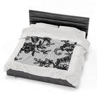 Black Lace Print | Mix & Match Fun-Flirty Lovers’ Blankets