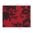 Black Lace Print Red | Mix & Match Playful Fun-Flirty Lovers’ Toy Mats