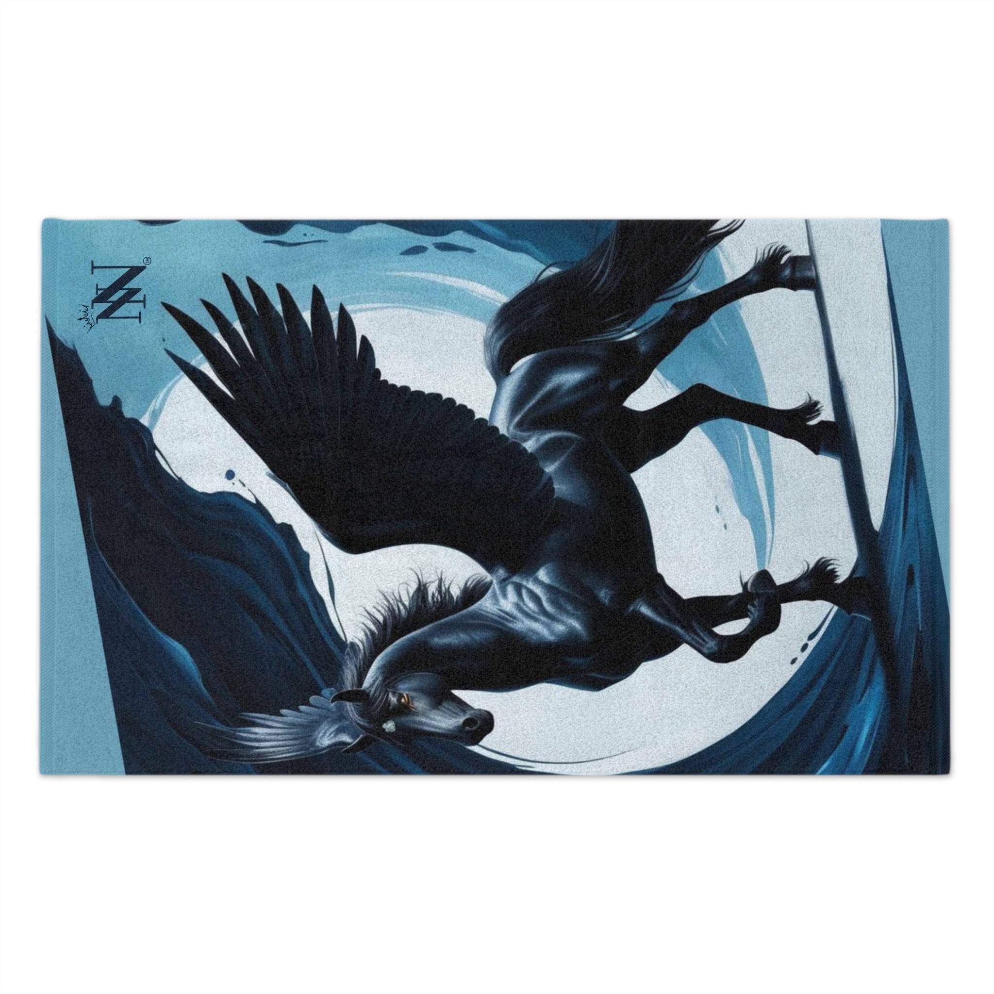 Black Pegasus Fantasy | Mix & Match Soft Fun-Flirty Lovers’ Towels