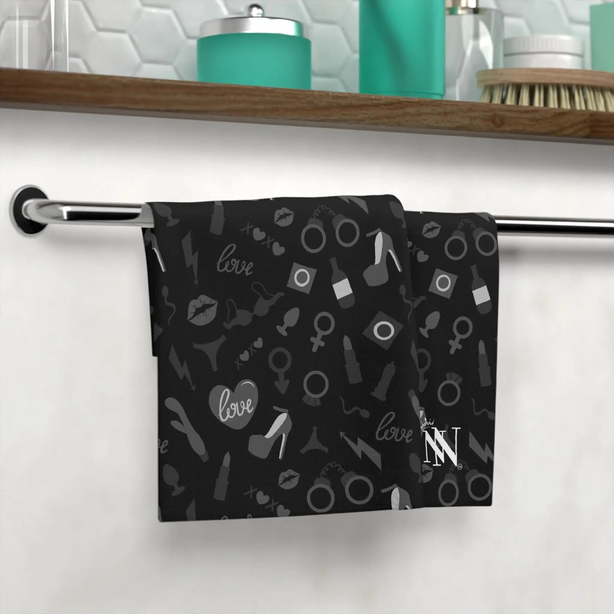 Black Sex Toys | Mix & Match Lils’ Fun-Flirty Lovers’ Towels