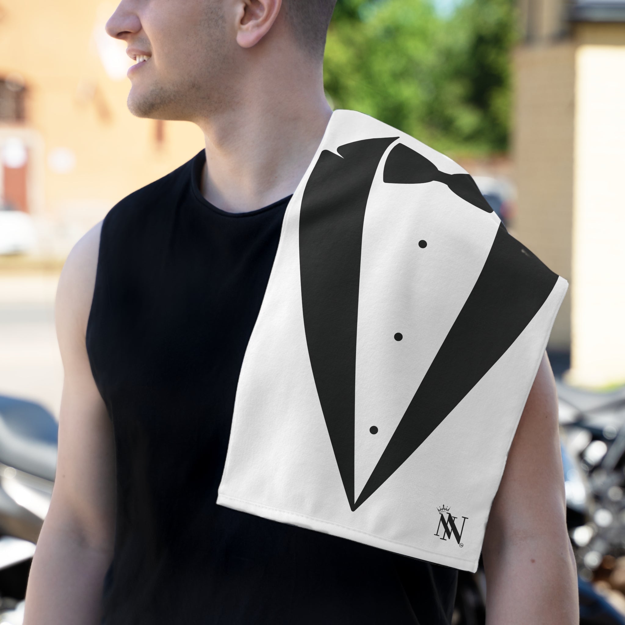 Black Tie Affair | Mix & Match Soft Fun-Flirty Lovers’ Towels