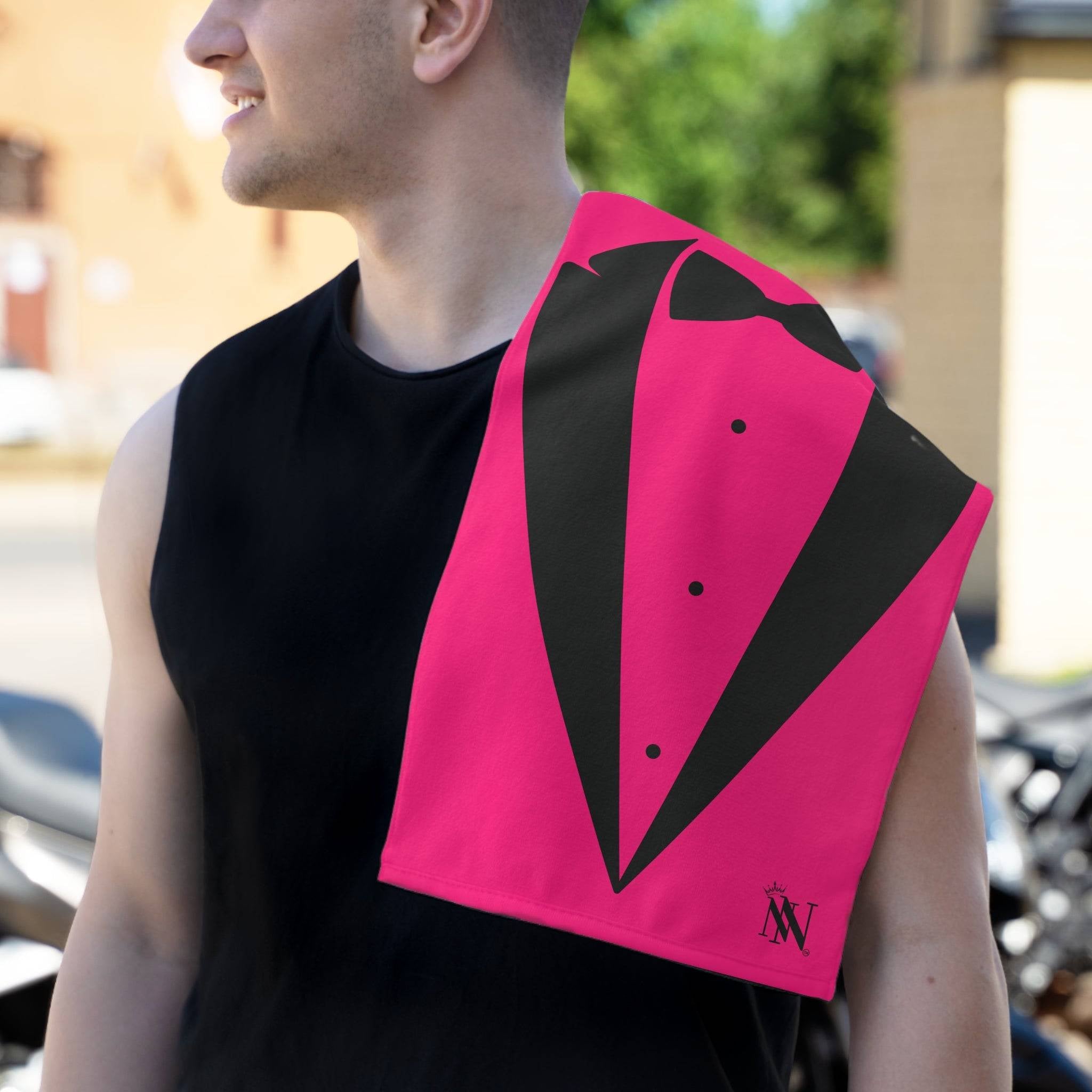 Black Tie Affair Pink Mix & Match Soft Sex Towels | Naughty Lovers’ Gifts