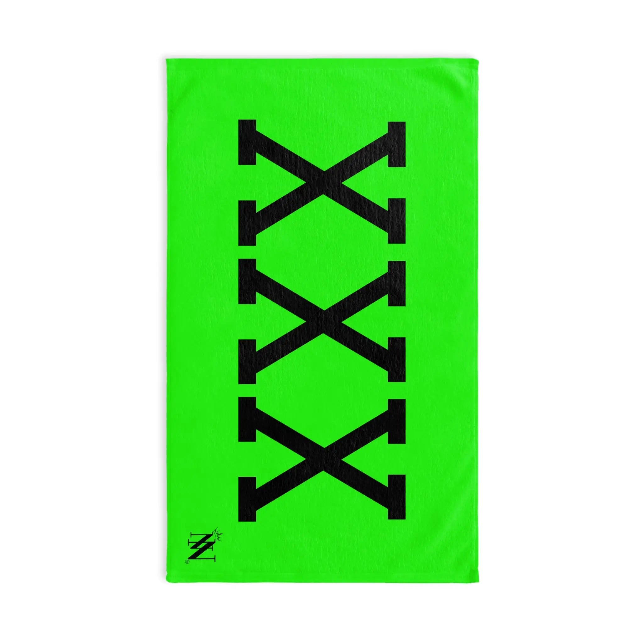 Black XXX Neon Green | Mix & Match Original Fun-Flirty Lovers’ Towels