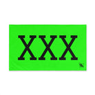 Black XXX Neon Green | Mix & Match Original Fun-Flirty Lovers’ Towels