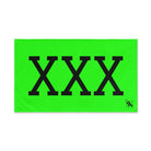 Black XXX Neon Green | Mix & Match Original Fun-Flirty Lovers’ Towels
