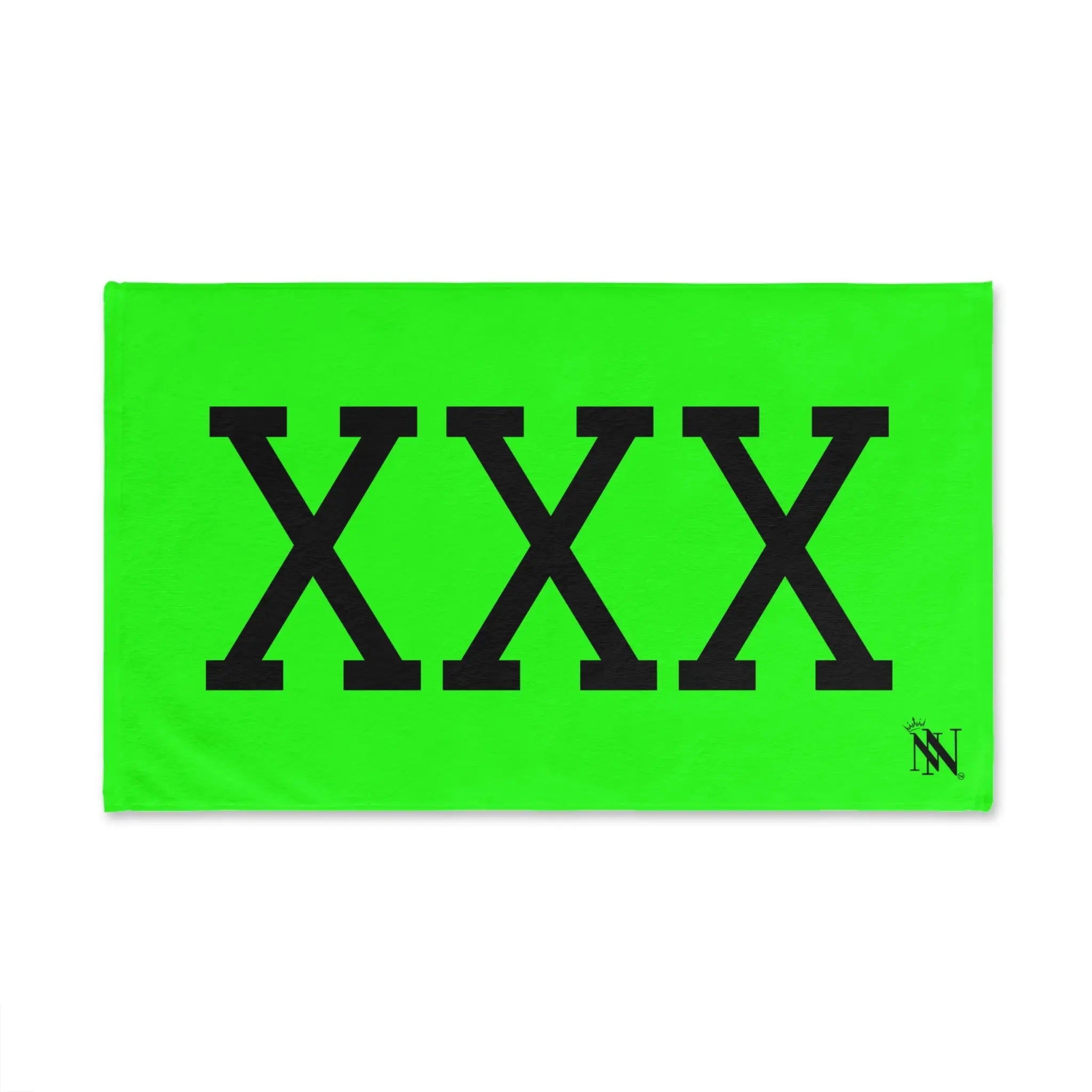 Black XXX Neon Green | Mix & Match Original Fun-Flirty Lovers’ Towels