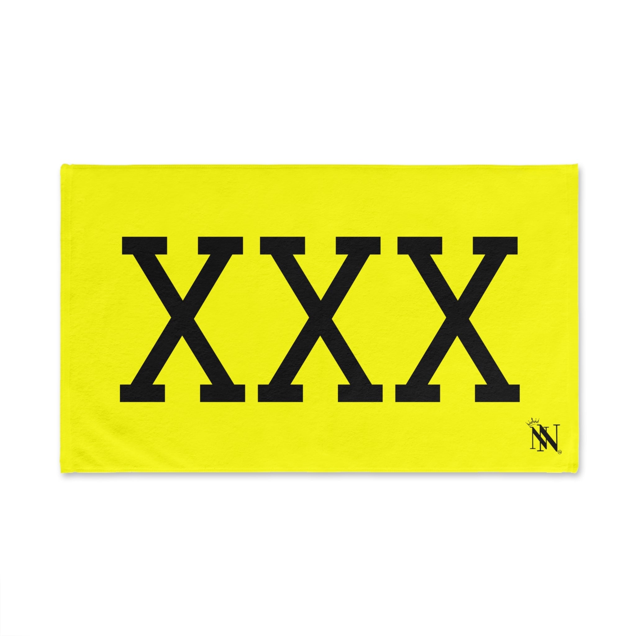 Black XXX Neon Yellow | Mix & Match Original Fun-Flirty Lovers’ Towels