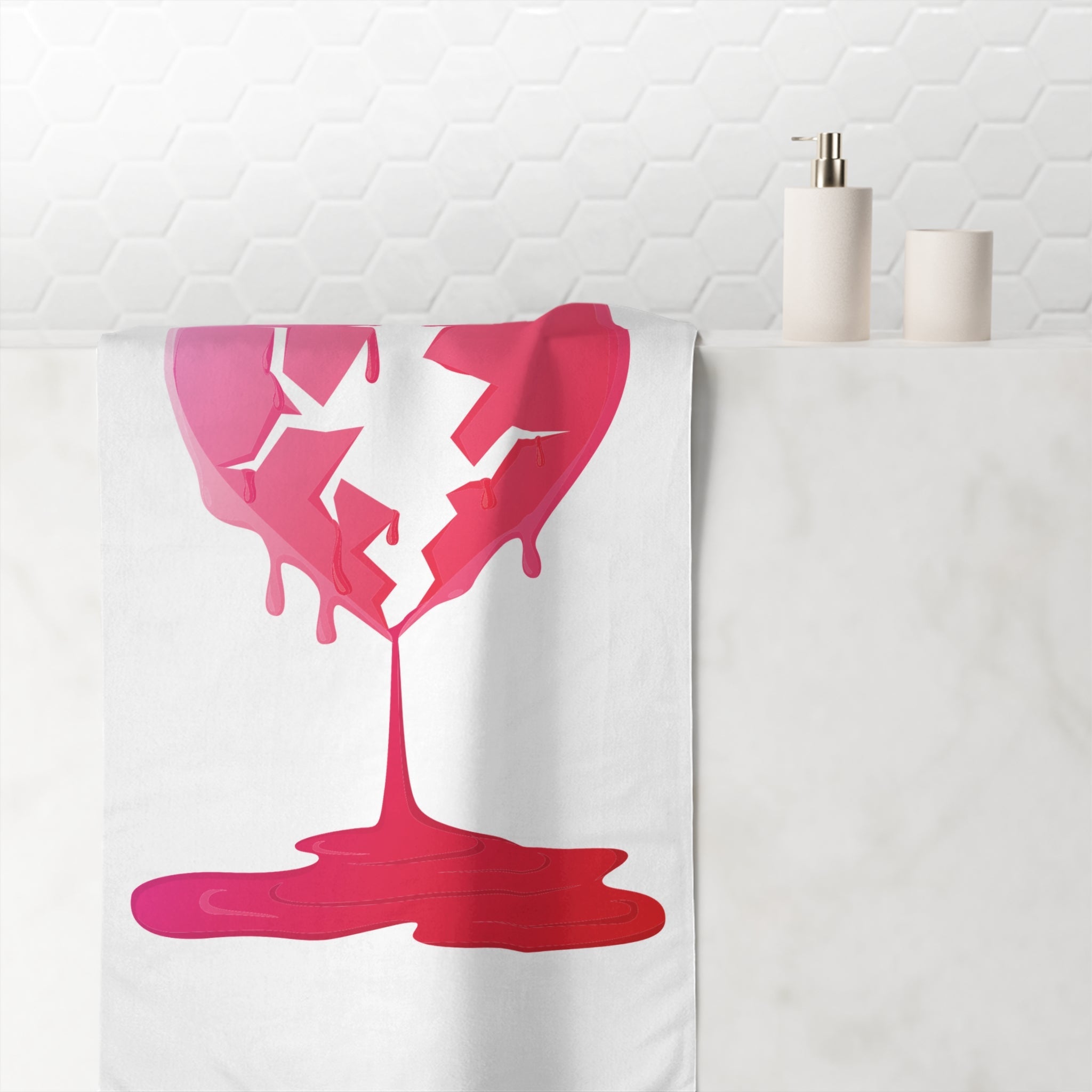 Bleeding Love | Mix & Match XL Fun-Flirty Lovers’ Towels