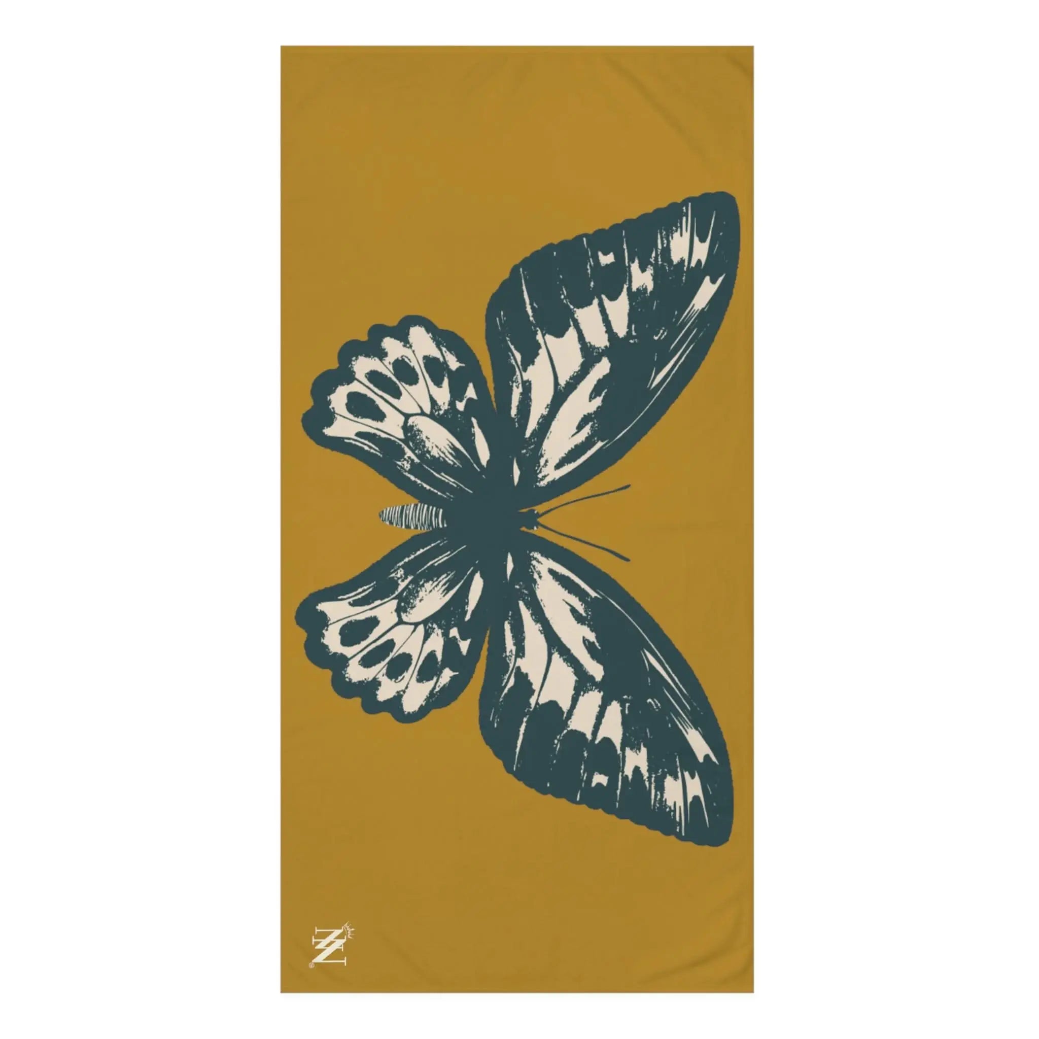 Blue Butterfly | Mix & Match Naughty XL Fun-Flirty Lovers’ Towels