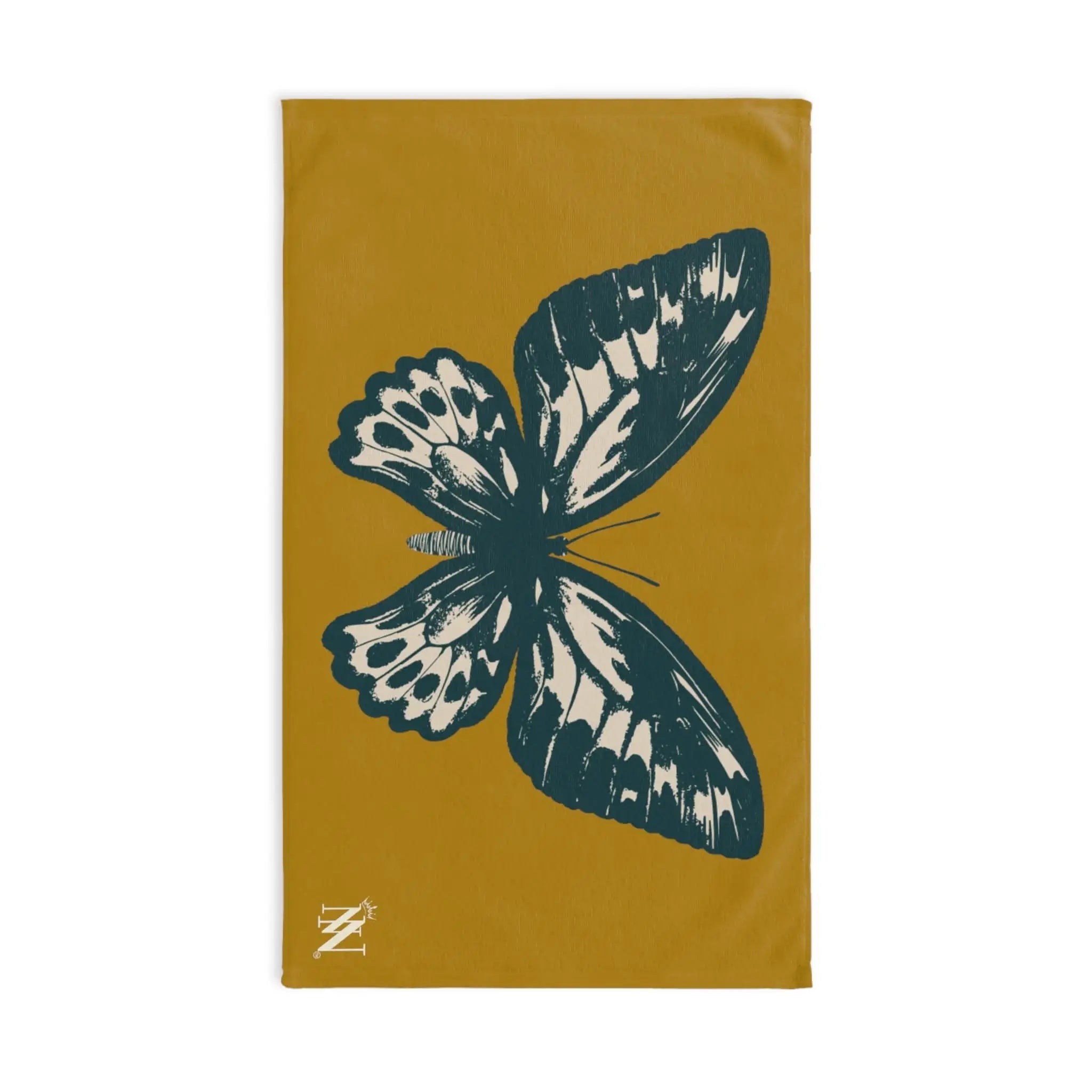 Blue Butterfly | Mix & Match Original Fun-Flirty Lovers’ Towels