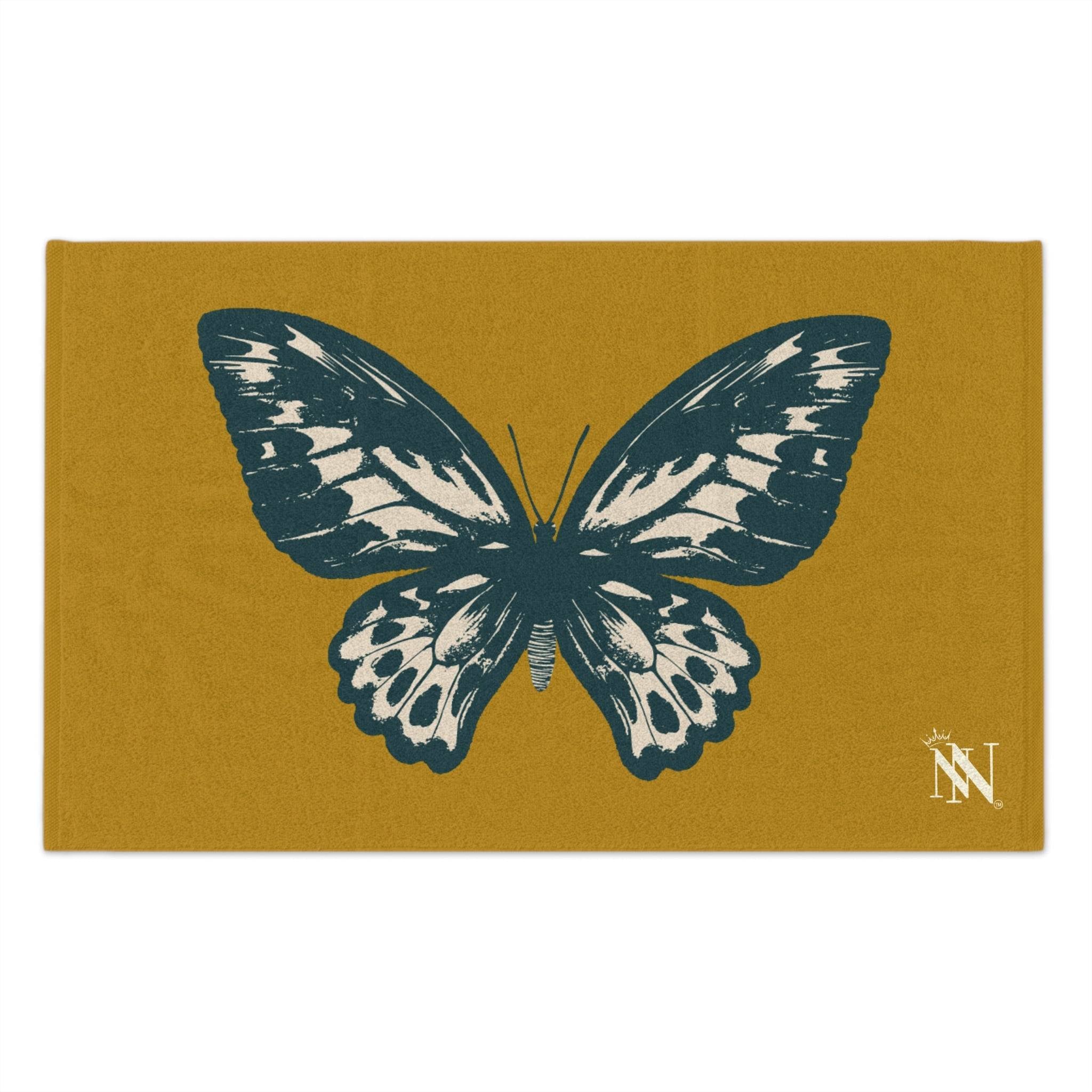 Blue Butterfly | Mix & Match Soft Fun-Flirty Lovers’ Towels