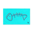 Blue Fish Bone | Mix & Match Original Fun-Flirty Lovers’ Towels