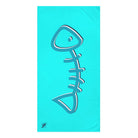 Blue Fish Bone | Mix & Match XL Fun-Flirty Lovers’ Towels