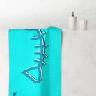 Blue Fish Bone | Mix & Match XL Fun-Flirty Lovers’ Towels