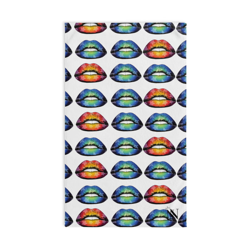 Blue Star Kiss Lips | Mix & Match Original Fun-Flirty Lovers’ Towels