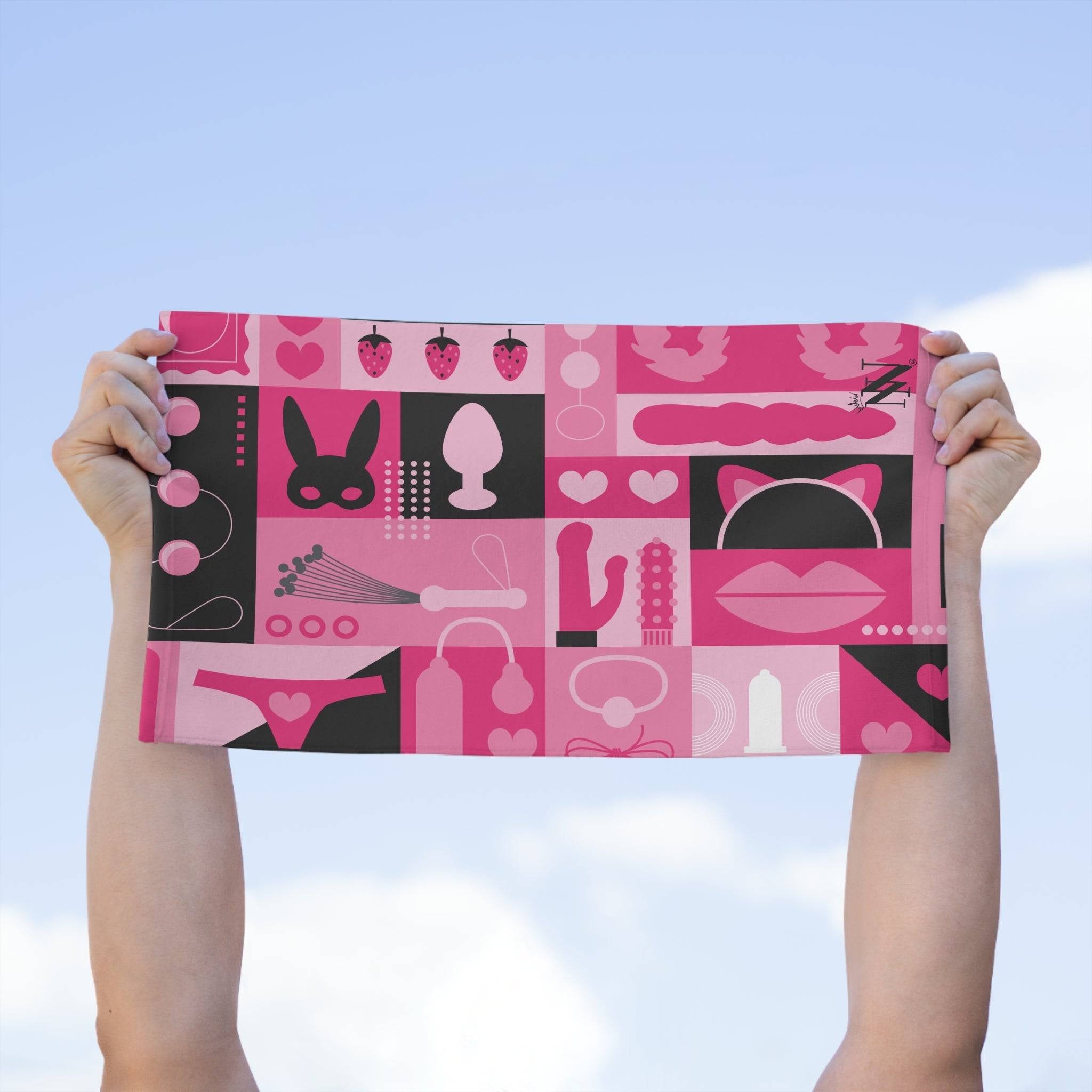 Bondage BDSM | Mix & Match Soft Fun-Flirty Lovers’ Towels