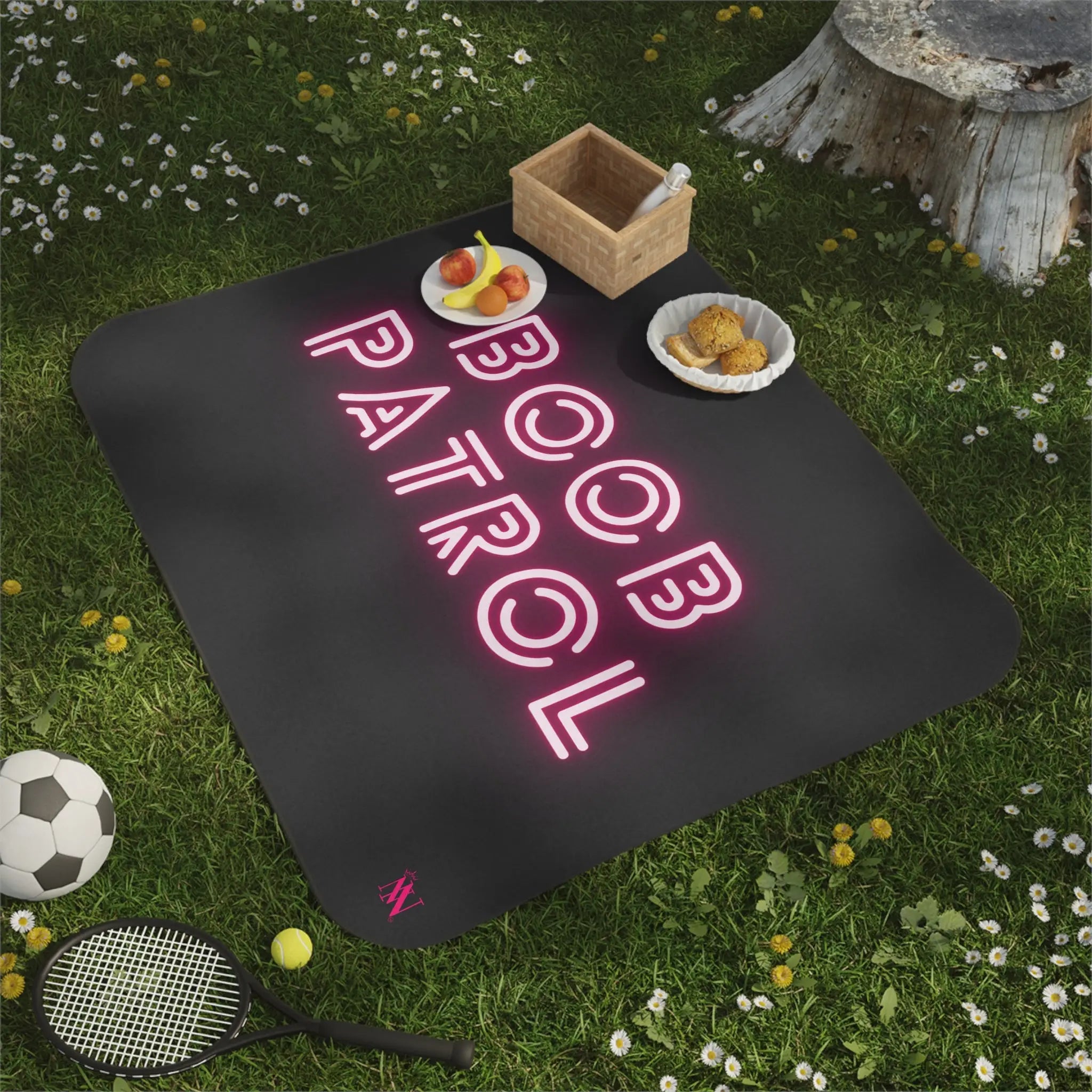 Boob Patrol | Mix Match Fun-Flirty Lovers’ Water-Resistant Blankets