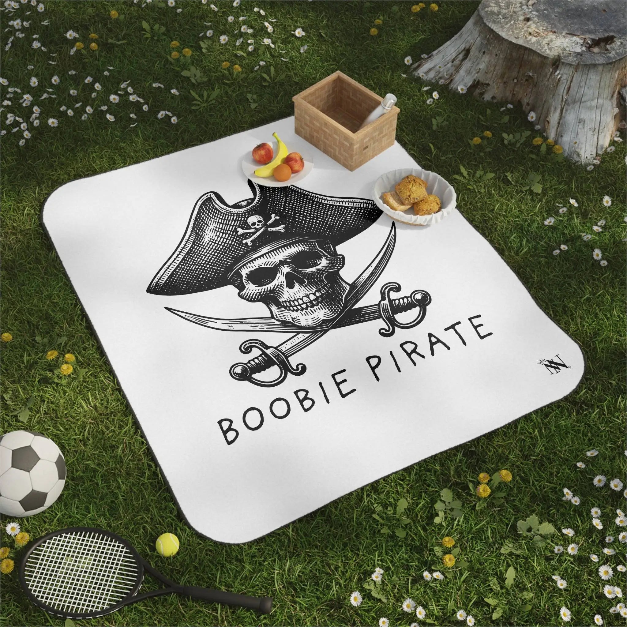Boobie Pirate | Mix Match Fun-Flirty Lovers’ Water-Resistant Blankets
