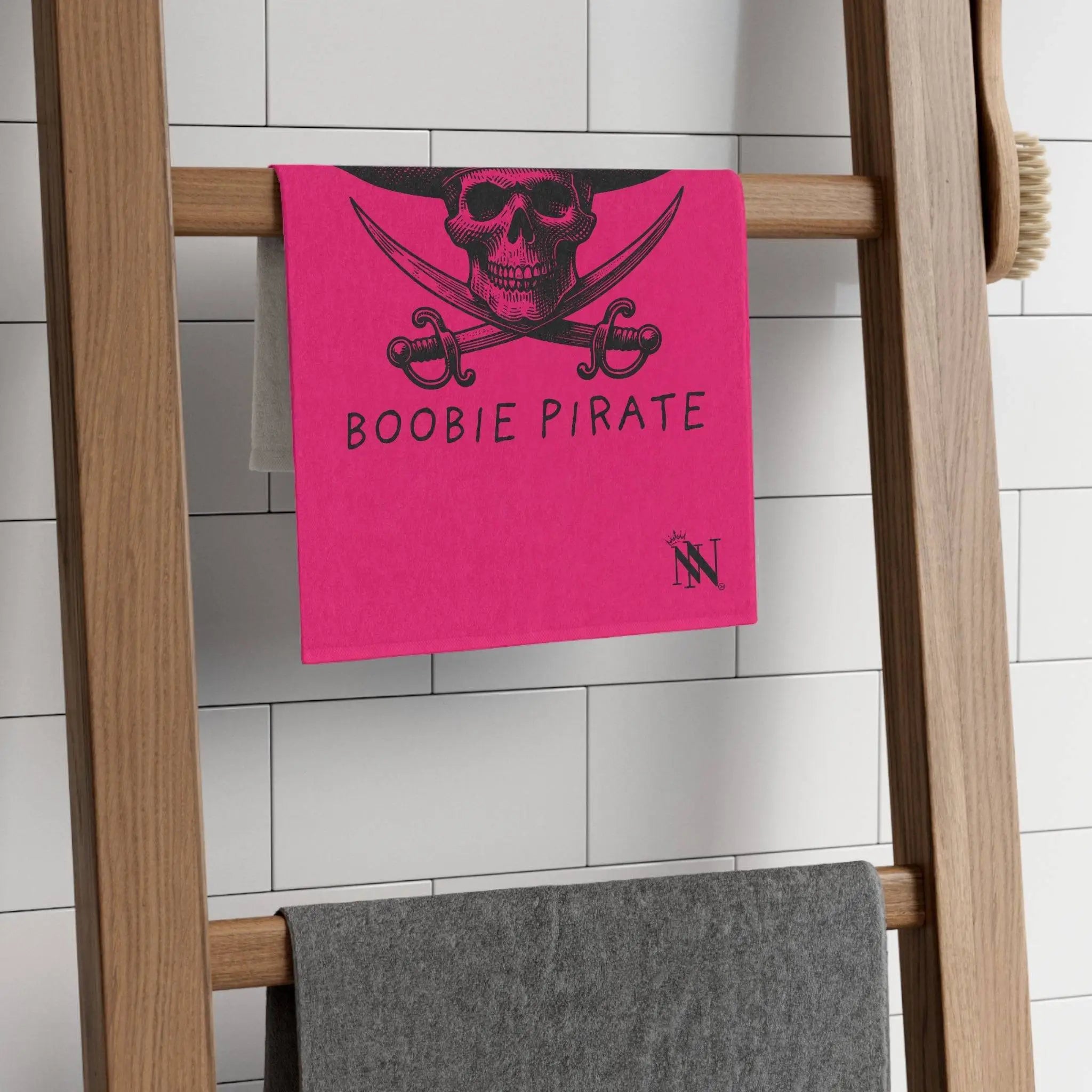 Boobie Pirate Pink Mix & Match Soft Sex Towels | Naughty Lovers’ Gifts