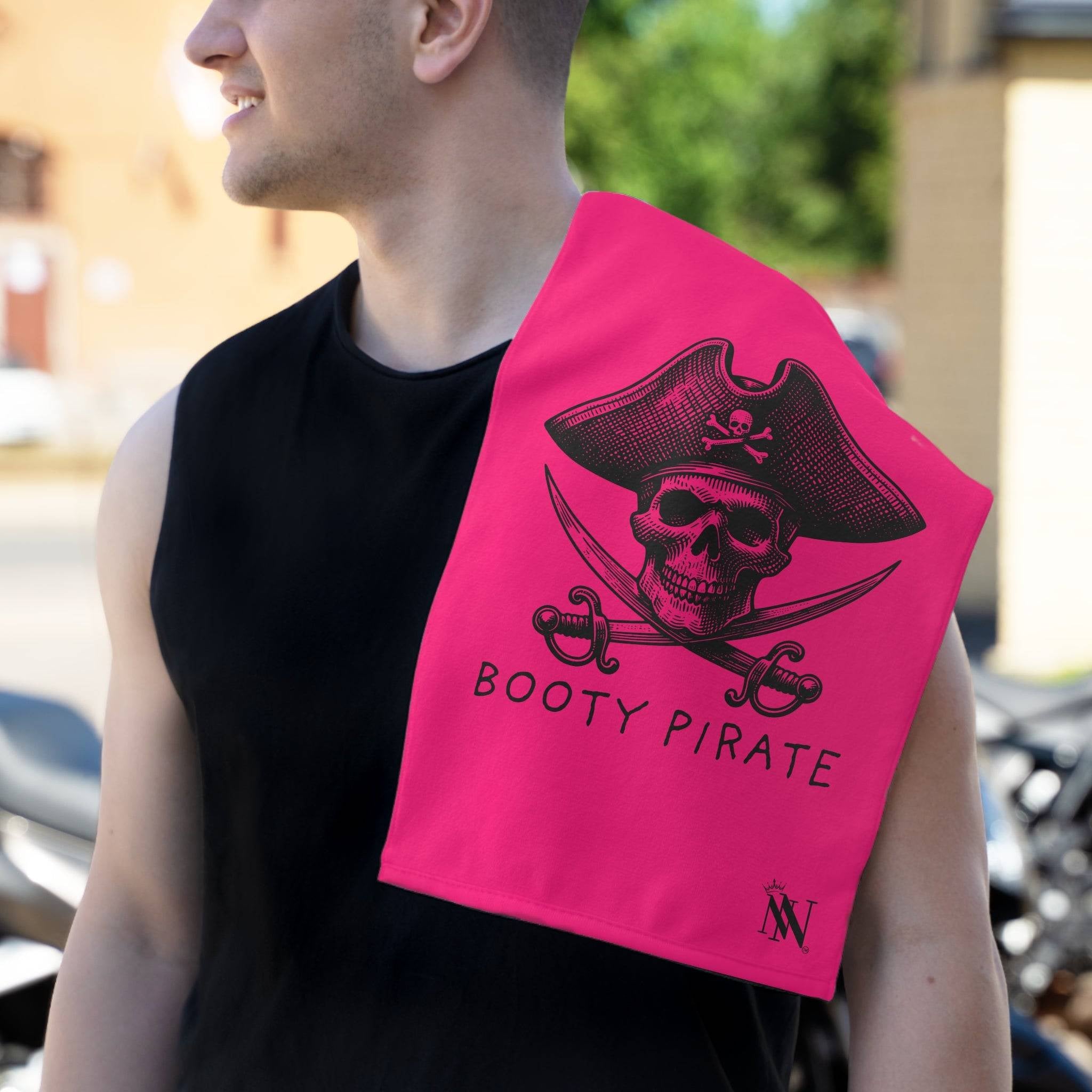 Booty Pirate Pink Mix & Match Soft Sex Towels | Naughty Lovers’ Gifts