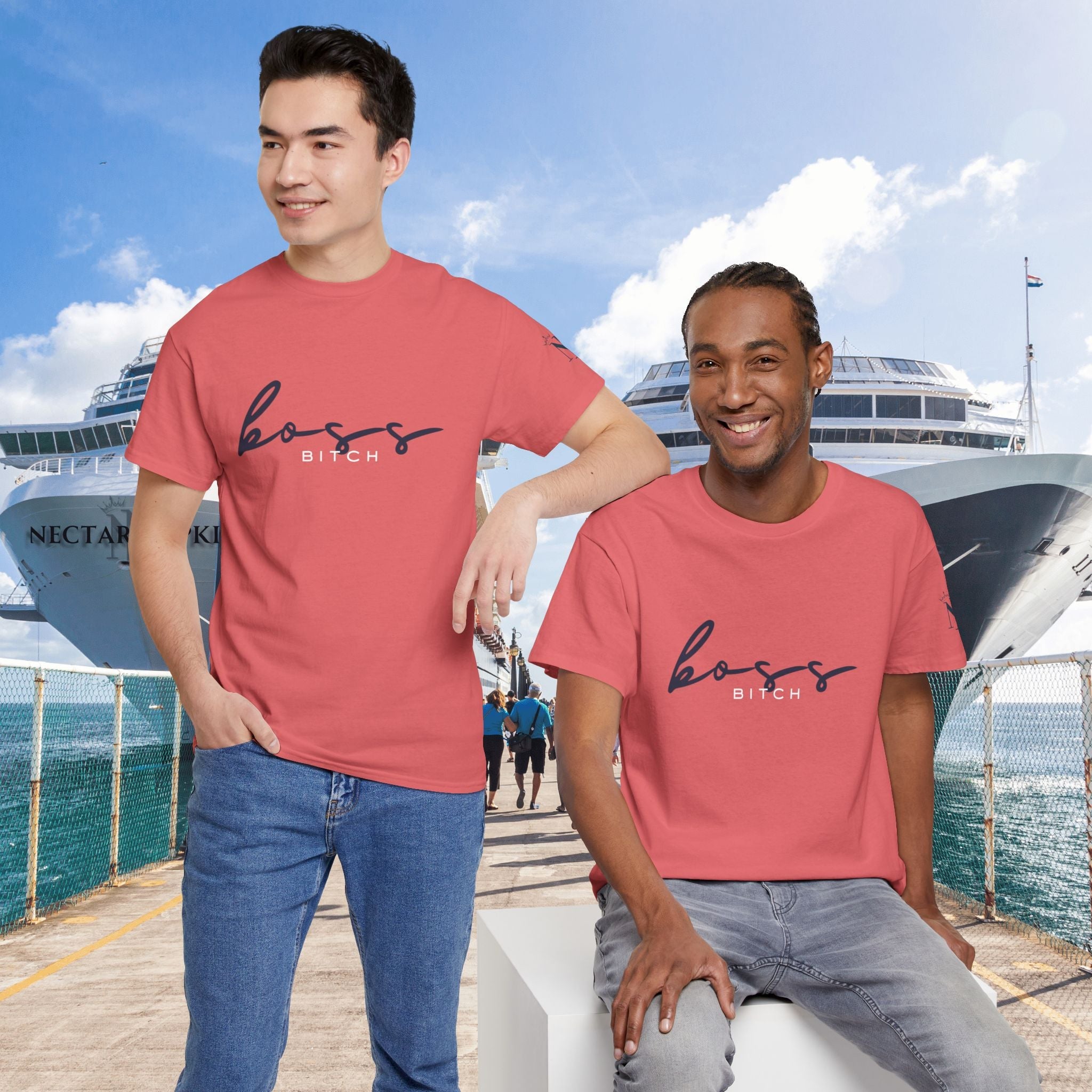 Boss Bitch | Mix & Match 100% Cotton Unisex Fun-Flirty Lovers’ Tees