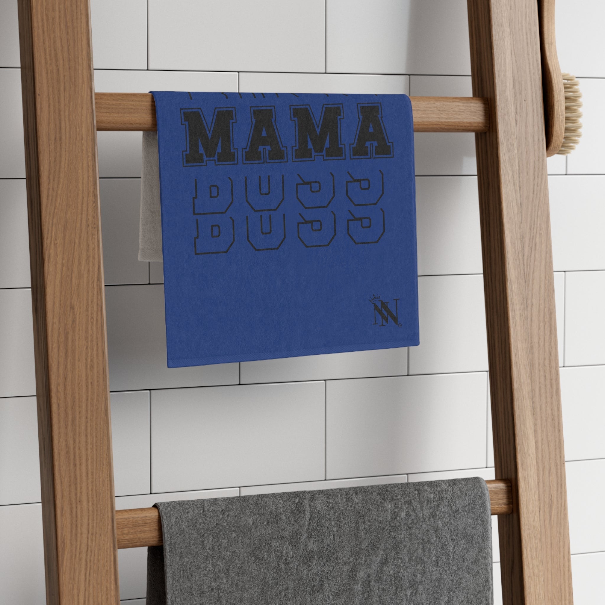 Boss Mama Blue | Mix & Match Soft Fun-Flirty Lovers’ Towels