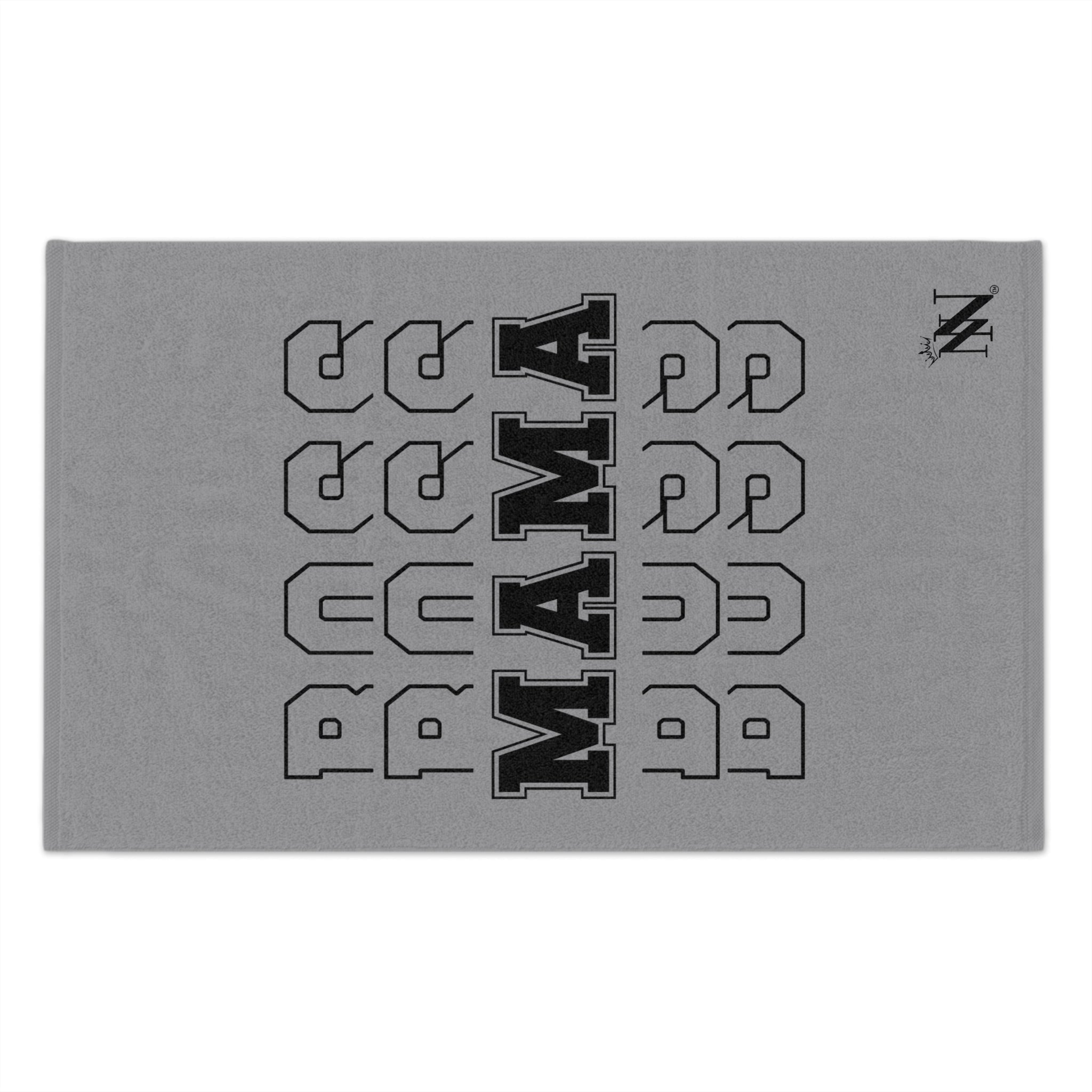 Boss Mama Grey | Mix & Match Soft Fun-Flirty Lovers’ Towels