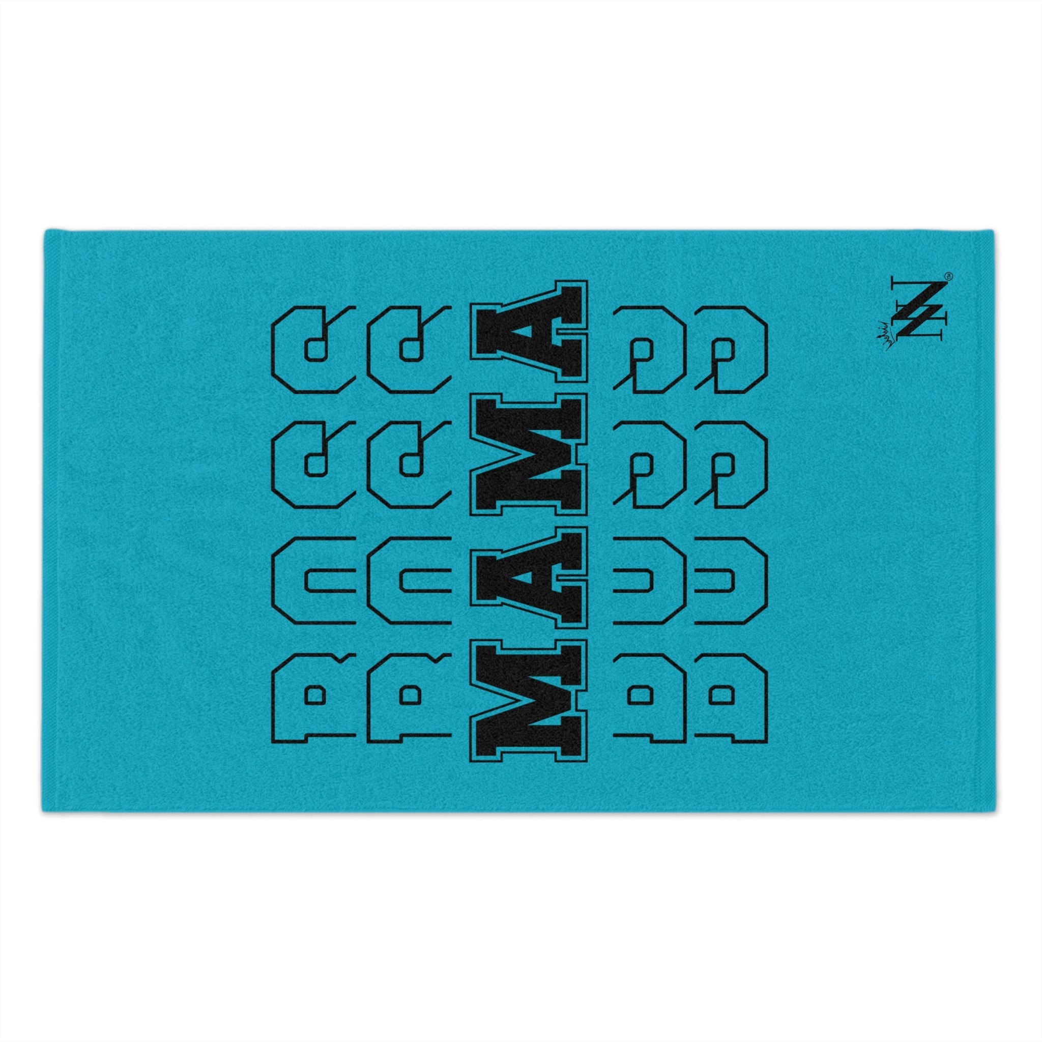 Boss Mama Teal | Mix & Match Soft Fun-Flirty Lovers’ Towels