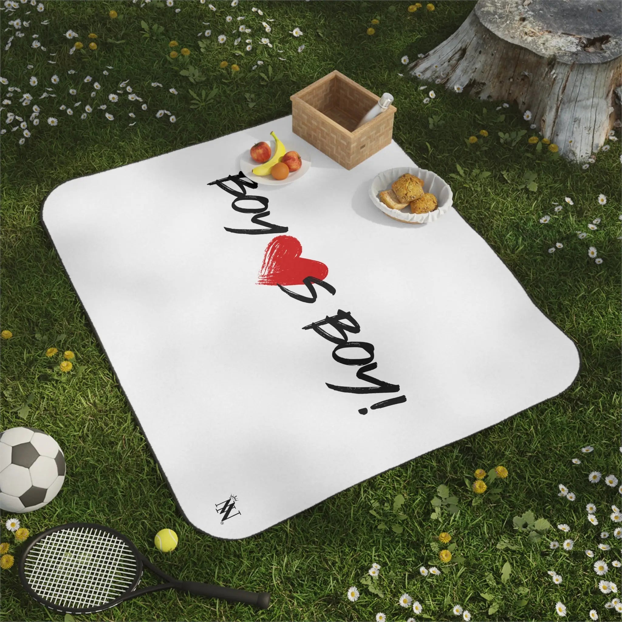 Boy Loves Boy! | Mix Match Fun-Flirty Lovers’ Water-Resistant Blankets