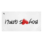 Boy Loves Girl! | Mix & Match XL Fun-Flirty Lovers’ Towels