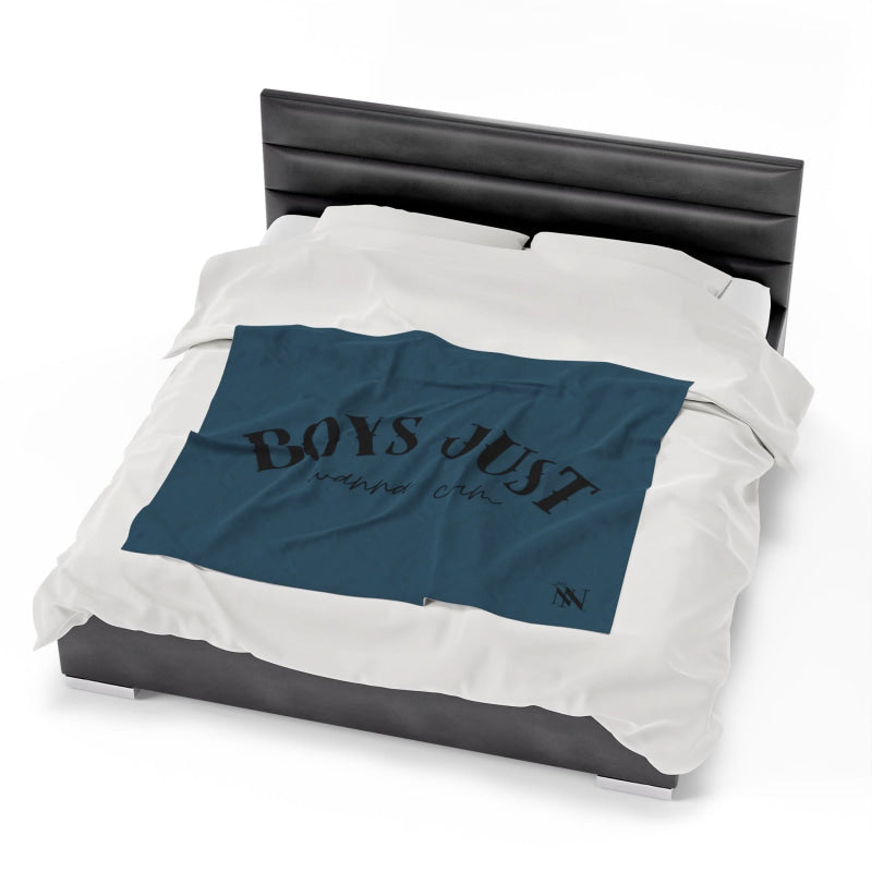 Boys Just Wanna Cum | Mix & Match Fun-Flirty Lovers’ Blankets