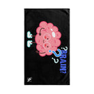 Brain? Black | Mix & Match Original Fun-Flirty Lovers’ Towels