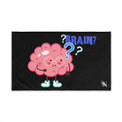 Brain? Black | Mix & Match Original Fun-Flirty Lovers’ Towels