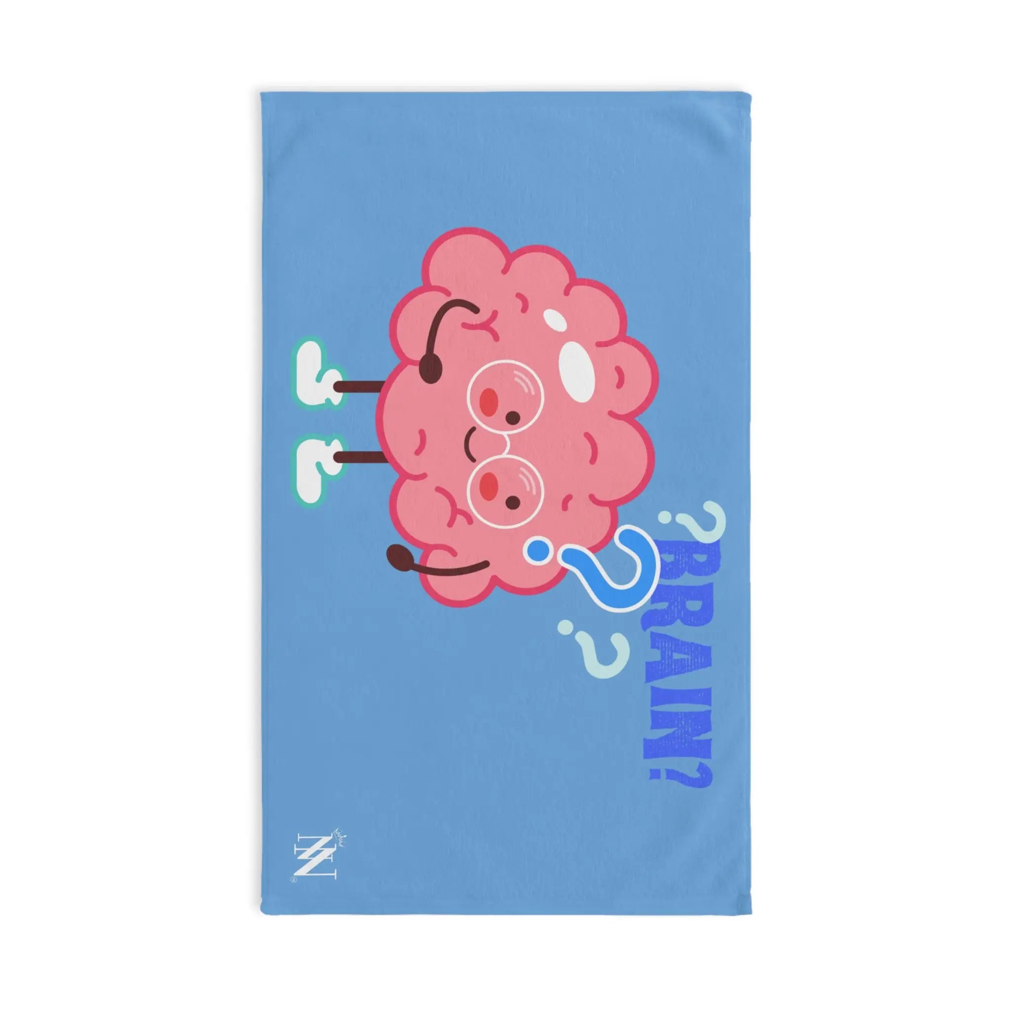 Brain? Light Blue | Mix & Match Original Fun-Flirty Lovers’ Towels