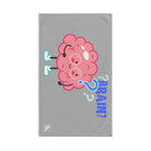 Brain? Light Grey | Mix & Match Original Fun-Flirty Lovers’ Towels